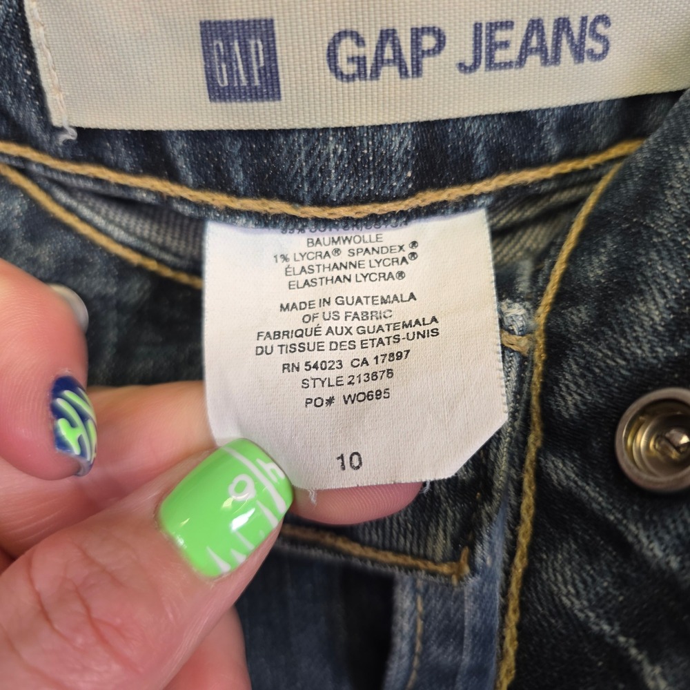 Gap Jeans Denim Skirt Womens 10 Utility Zip Pocket Y2K Casual Festival Coquette - Picture 5 of 14